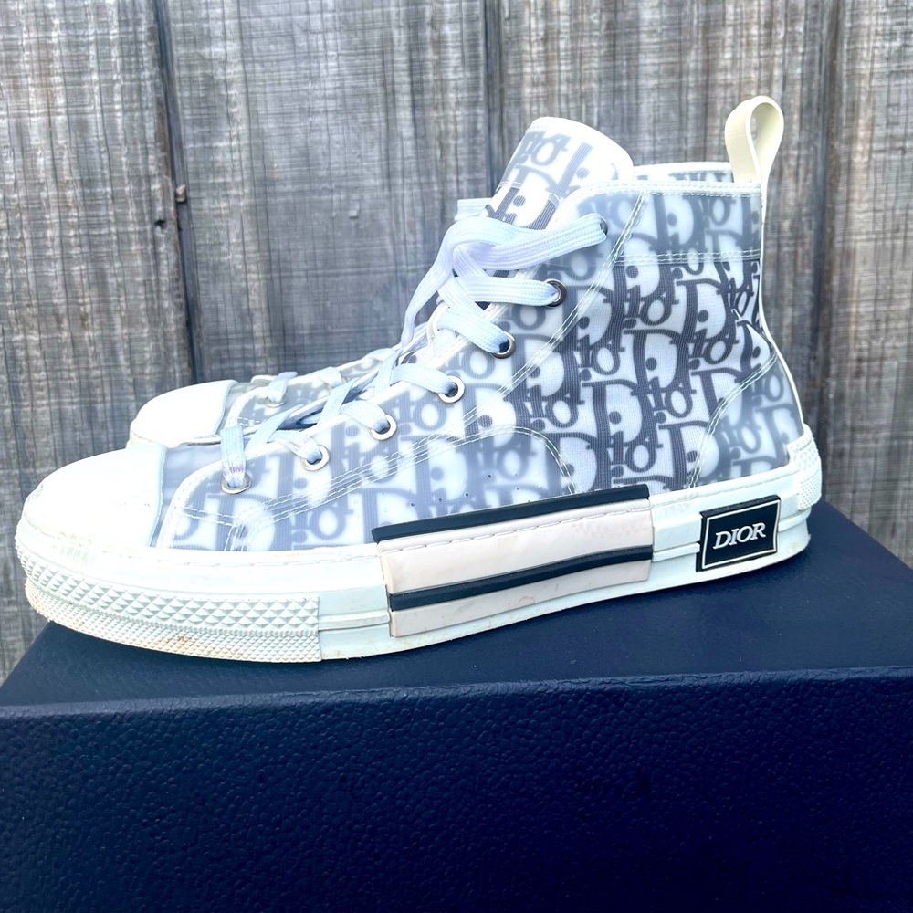 Dior B23 Oblique Men's High Top Sneakers Shoes EU46